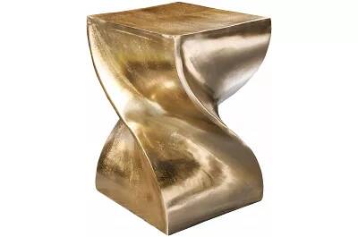 Table d'appoint en aluminium doré