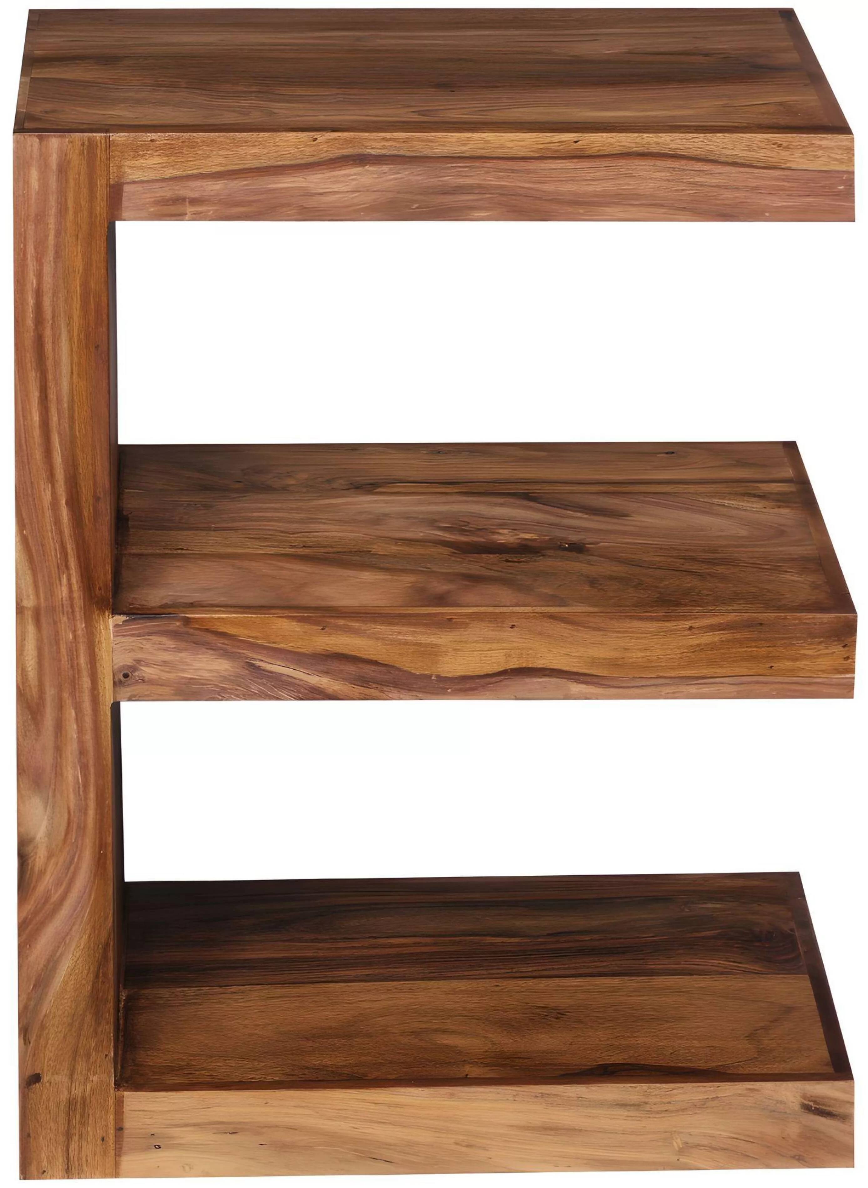 Table d'appoint en bois massif sheesham