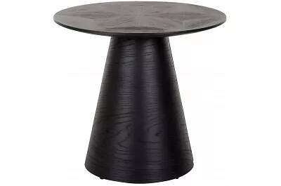 Table d'appoint en bois chêne noir