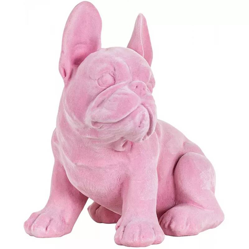 Sculpture design Bulldog rose