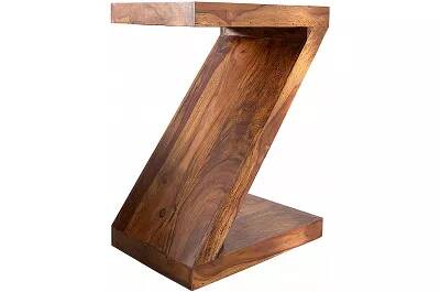 Table d'appoint en bois massif sheesham
