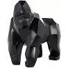 Sculpture design Gorille noir