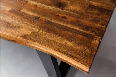 Table à manger en bois massif acacia L200x100