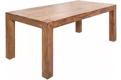 Table à manger en bois massif sheesham laqué L160x90