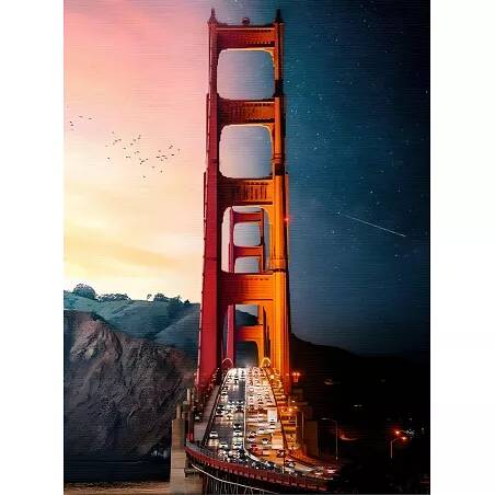 Tableau sur toile Golden Gate