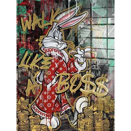 Tableau acrylique Bugs Bunny supreme