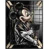 Tableau acrylique Mickey gangster noir
