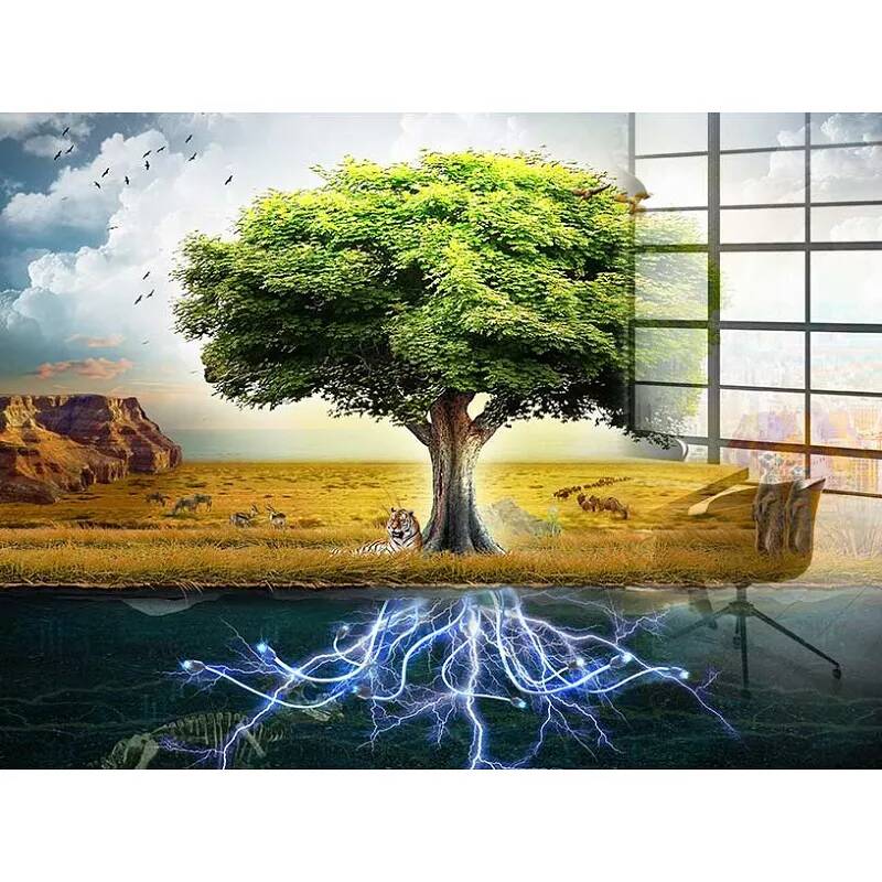 Tableau acrylique Spiritual Tree