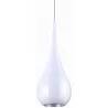 Lampe suspension design à LED en métal blanc Ø20