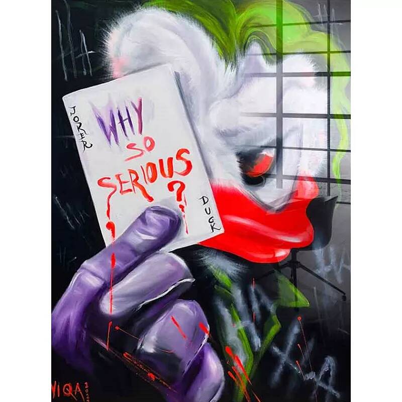 Tableau acrylique Pixou Joker