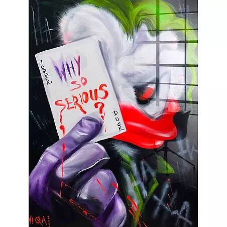 Tableau acrylique Pixou Joker