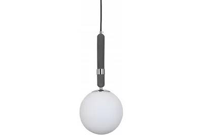 Lampe suspension en béton et métal chromé Ø20