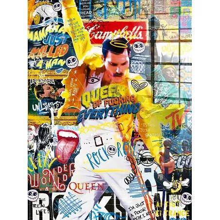 Tableau acrylique Freddie Mercury