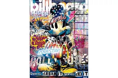 Tableau acrylique Pop Mickey Mouse