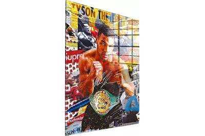 Tableau acrylique Mike Tyson Fighter