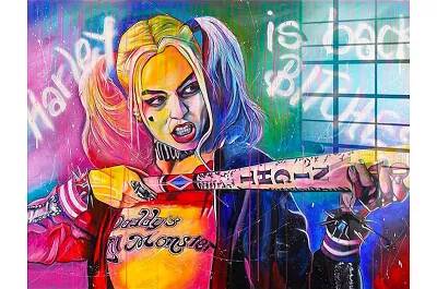 Tableau acrylique Harley Quinn