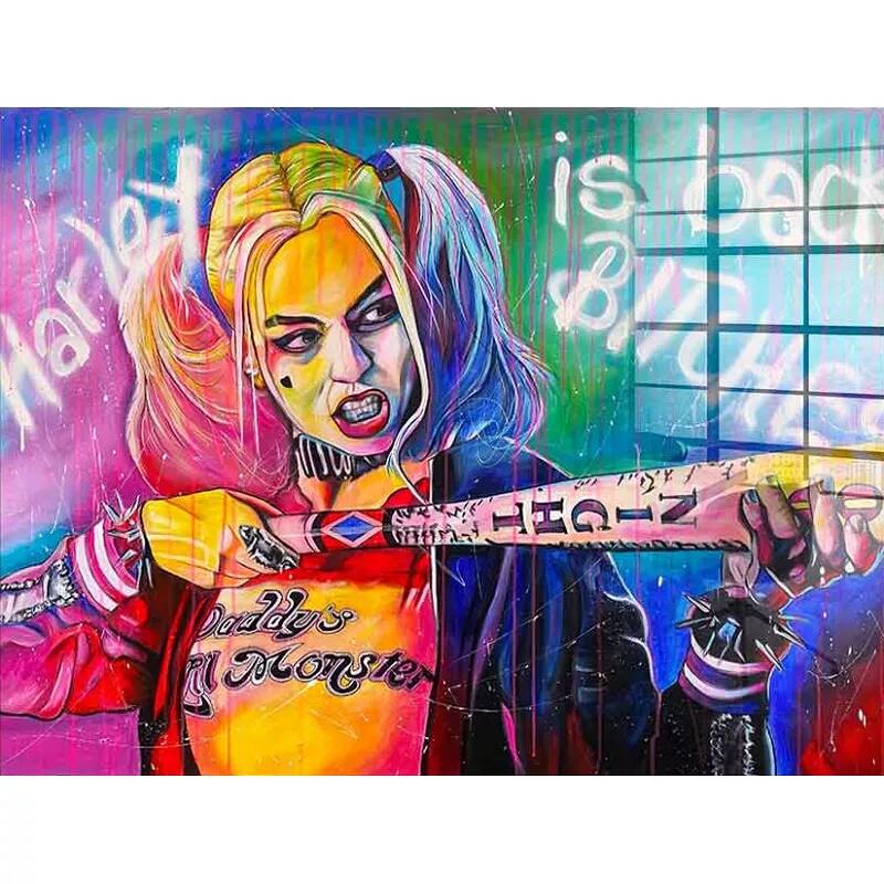 Tableau acrylique Harley Quinn