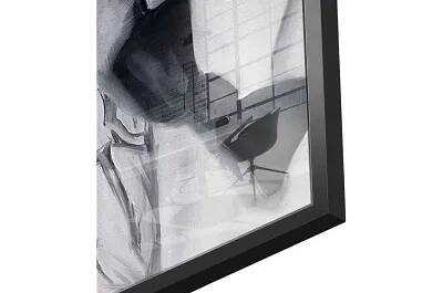 Tableau acrylique Picsou Love Overdose noir
