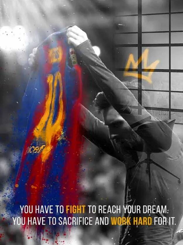 Tableau acrylique Lionel Messi