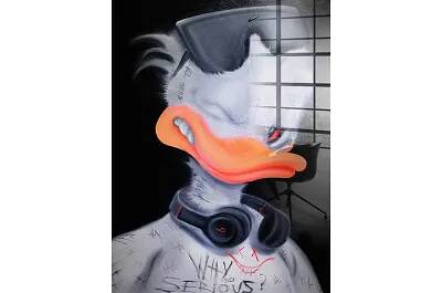 Tableau acrylique Facetune Duck