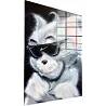 Tableau acrylique Sunglass Tom Cat