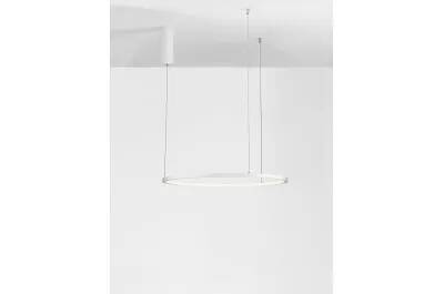 Lampe suspension à LED en aluminium blanc Ø60