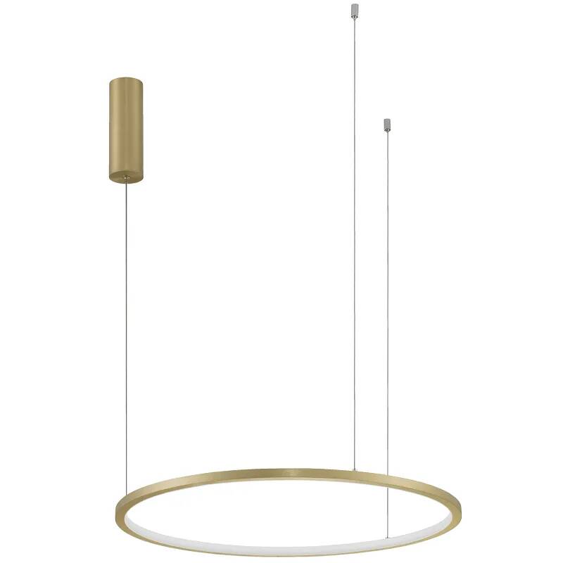 Lampe suspension à LED en aluminium doré Ø60