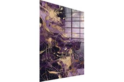 Tableau acrylique Purple Storm