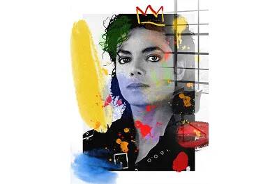 Tableau acrylique Michael Jackson