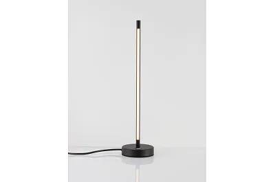 Lampe de table à LED en aluminium noir