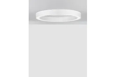 Plafonnier à LED en acrylique et aluminium blanc Ø80