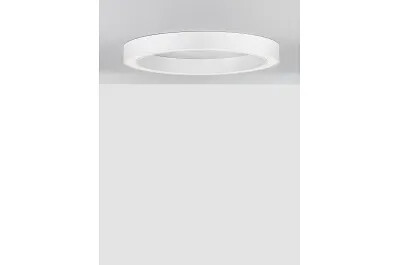Plafonnier à LED en acrylique et aluminium blanc Ø80
