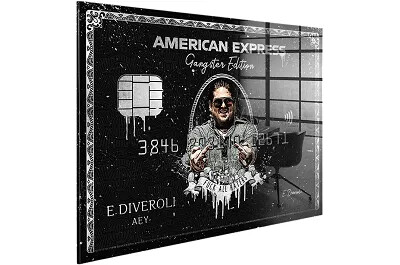 Tableau acrylique American Express Gangster