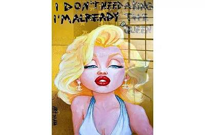 Tableau acrylique Queen Marilyn Monroe