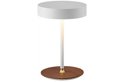 16099 - 175651 - Lampe de table à LED en métal blanc H19