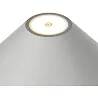 Lampe de table à LED en métal gris clair Ø15
