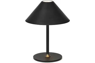 Lampe de table à LED en métal noir Ø19