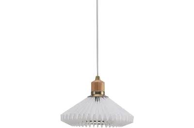 Lampe suspension en PVC blanc Ø24