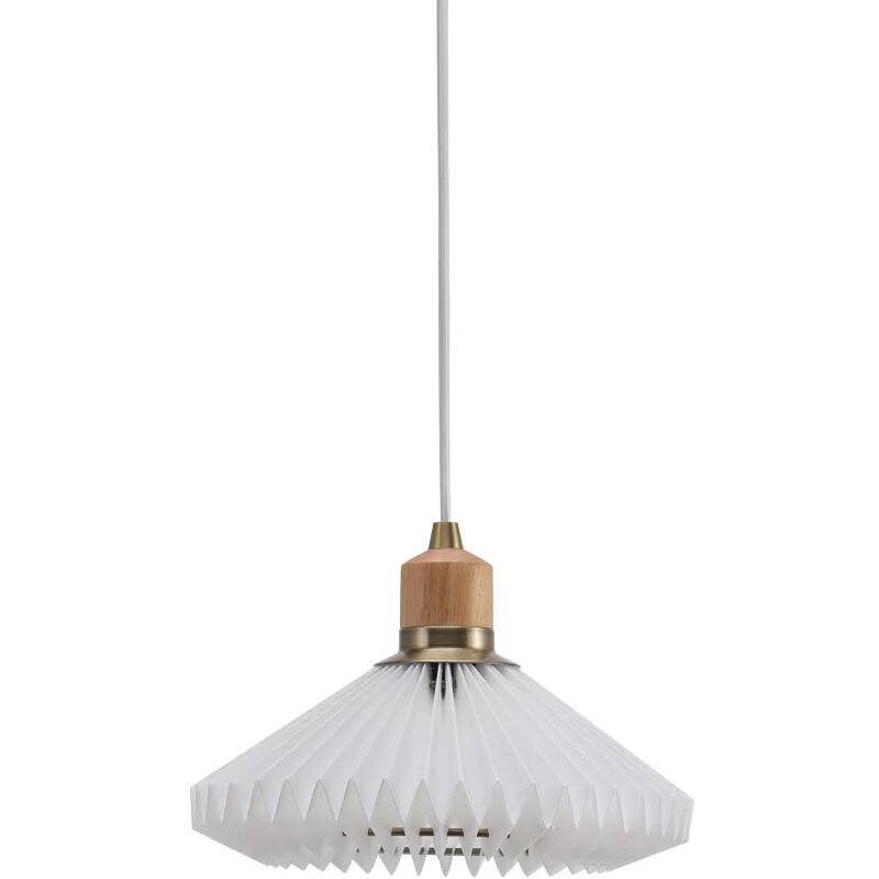 Lampe suspension en PVC blanc Ø24