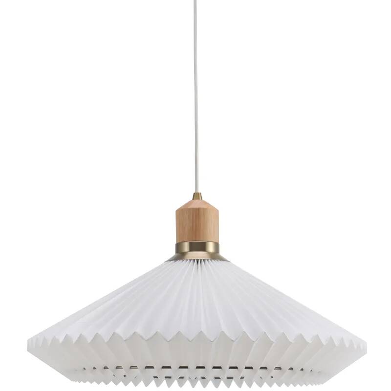 Lampe suspension en PVC blanc Ø56