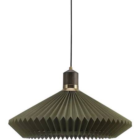 Lampe suspension en PVC vert forêt Ø56
