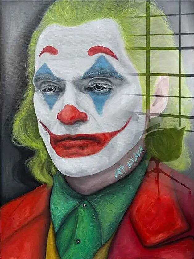 Tableau acrylique Joker Portrait