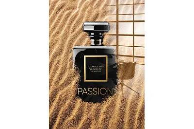 Tableau feuille d'or Passion Fragrance Sand
