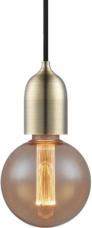 Lampe suspension en aluminium laiton antique Ø5