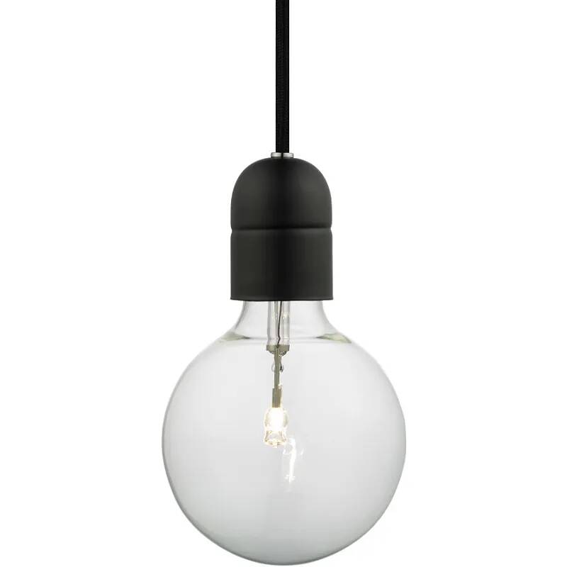 Lampe suspension en aluminium noir Ø5