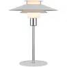 Lampe de table en métal blanc H30