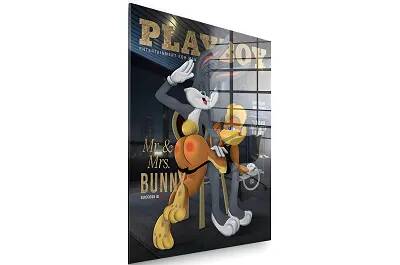 Tableau feuille d'or Playboy Bunny