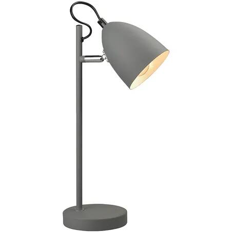 Lampe de table en métal gris H37