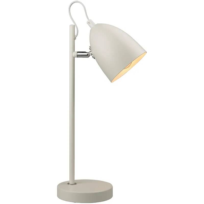 Lampe de table en métal blanc H37