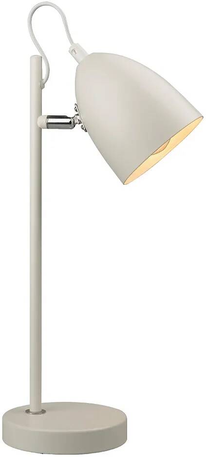 Lampe de table en métal blanc H37
